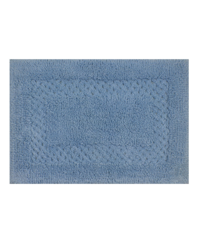 Shop Home Weavers Classy Bath Rug, 17" X 24" In Blue