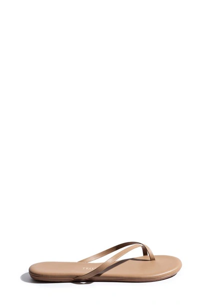Tkees Riley Metallic Flip Flop In Cocobutter