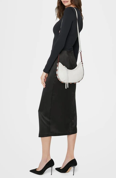 Shop Aimee Kestenberg Way Out Leather Crossbody Bag In Vanilla Ice