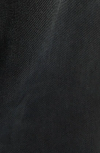 Shop Balenciaga High Waist Denim Bootcut Pants In Sunbleached Black