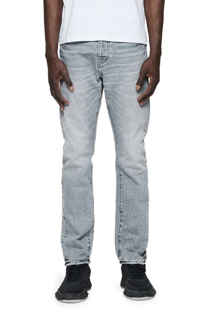Shop Purple Brand Faded New Slate Straight Leg Jeans In Grey