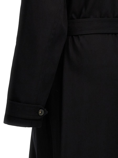 Shop Apc A.p.c. 'lou' Trench Coat In Black