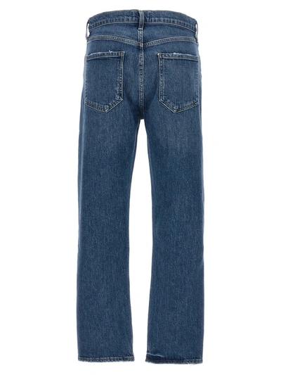 Agolde High-rise Straight-leg Jeans In Blue