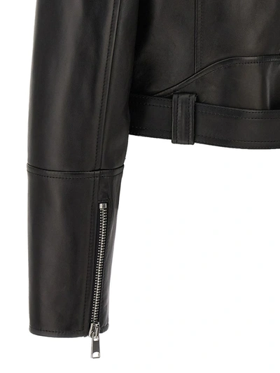 Shop Alexander Mcqueen Cropped Nail In Black