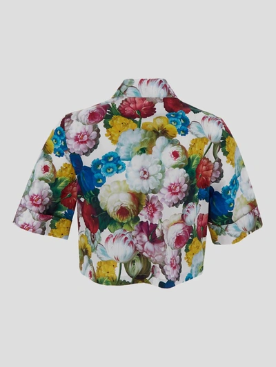 Shop Dolce & Gabbana Shirts In Fiorenotturno