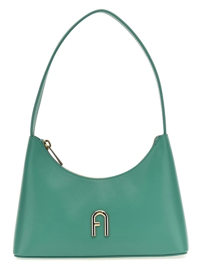 Shop Furla 'diamante' Mini Shoulder Bag In Green