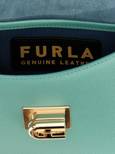Shop Furla '1927' Mini Crossbody Bag In Green