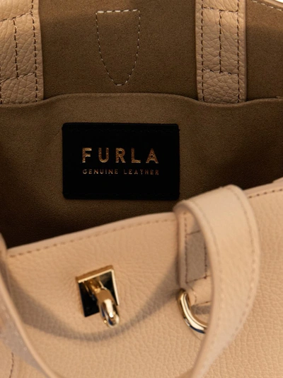 Shop Furla 'net' Mini Shopping Bag In Pink