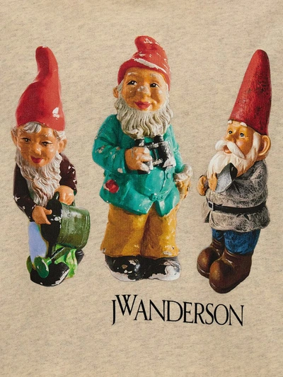 Shop Jw Anderson J.w. Anderson 'gnome Trio' Hoodie In Beige