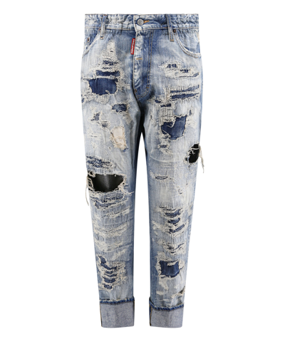 Shop Dsquared2 Big Brother Jeans In Blue