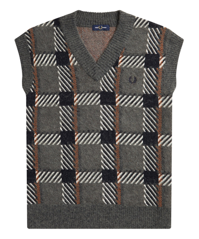 Shop Fred Perry Waistcoat In Multicolor