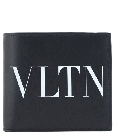 Shop Valentino Wallet In Black