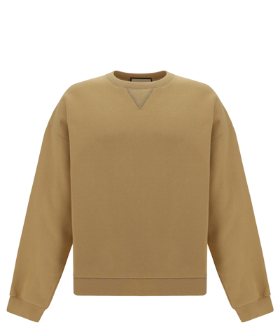 Shop Gucci Sweatshirt In Brown