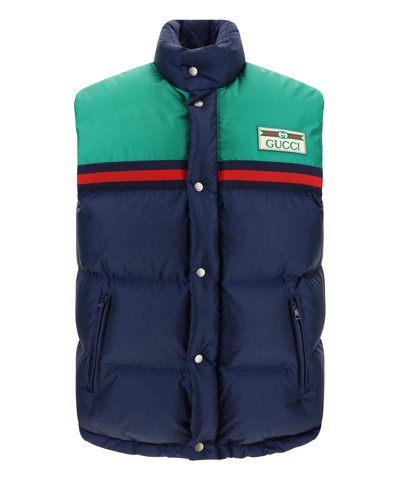 Shop Gucci Vest In Multicolor