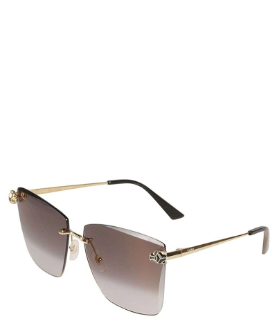 Shop Cartier Sunglasses Ct0397s In Crl