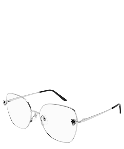 Shop Cartier Eyeglasses Ct0417o In Crl