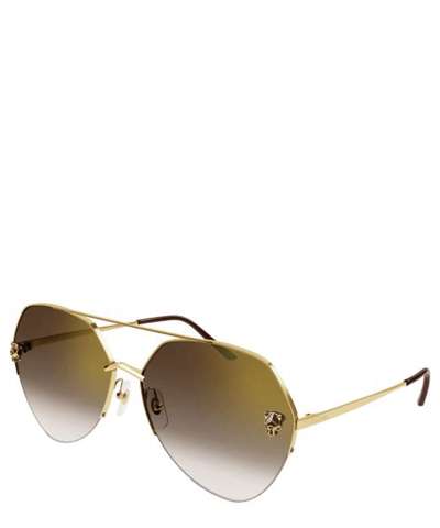 Shop Cartier Sunglasses Ct0355s In Crl