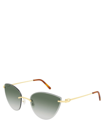 Shop Cartier Sunglasses Ct003rs In Crl