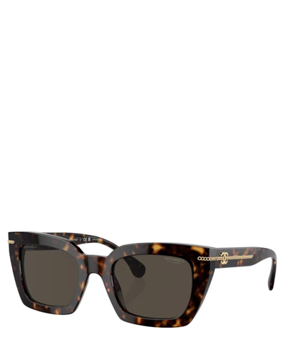 Shop Chanel Sunglasses 5509 Sole In Crl