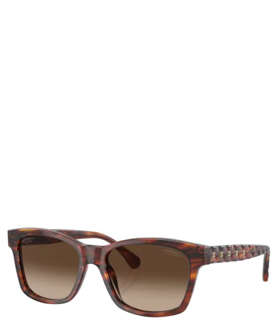 Shop Chanel Sunglasses 5484 Sole In Crl