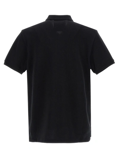 Shop Moschino 'teddy' Polo Shirt In Black
