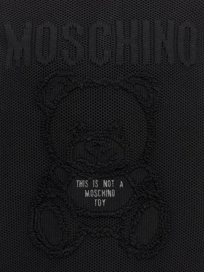 Shop Moschino 'teddy' Sweater In Black