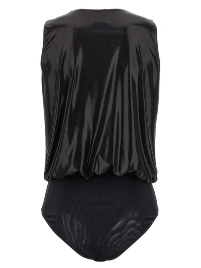 Shop Pinko 'sassalloro' Bodysuit In Black