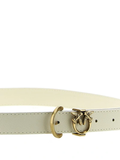 Shop Pinko 'tamboril' Belt In White