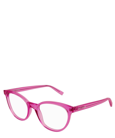 Shop Saint Laurent Eyeglasses Sl 589 In Crl