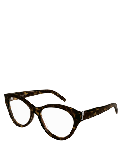 Shop Saint Laurent Eyeglasses Sl M96 In Crl