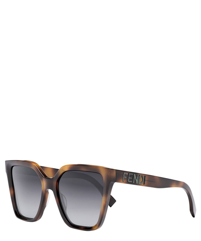 Shop Fendi Sunglasses Fe40086i In Crl