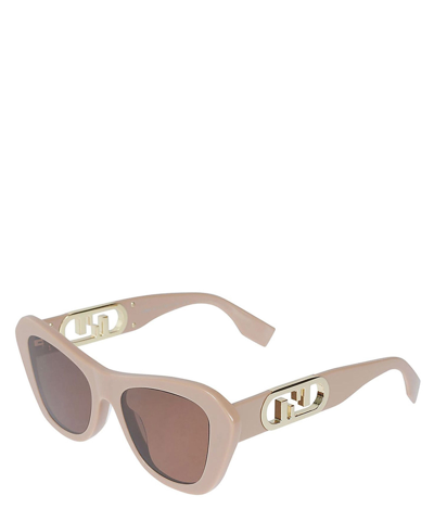 Shop Fendi Sunglasses Fe40064i In Crl