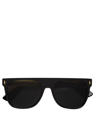 Shop Retrosuperfuture Sunglasses Flat Top Francis Black In Crl