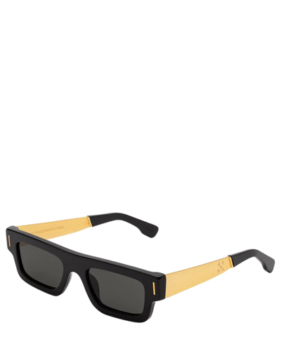 Shop Retrosuperfuture Sunglasses Colpo Francis Black In Crl