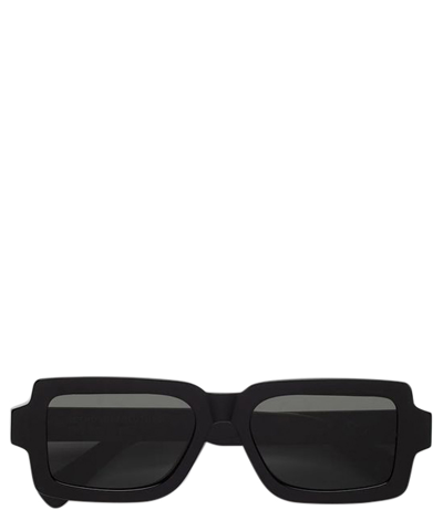 Shop Retrosuperfuture Sunglasses Pilastro Black In Crl