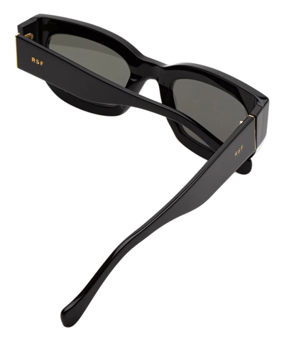 Shop Retrosuperfuture Sunglasses Alva Black In Crl