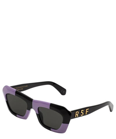 Shop Retrosuperfuture Sunglasses Zenya Scacco Viola In Crl