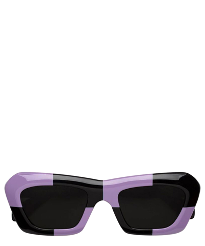 Shop Retrosuperfuture Sunglasses Zenya Scacco Viola In Crl