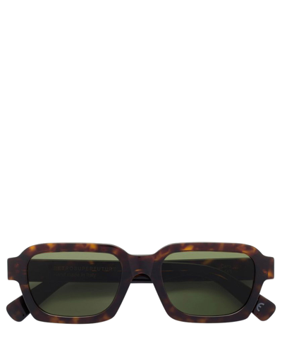 Shop Retrosuperfuture Sunglasses Caro 3627 Green In Crl
