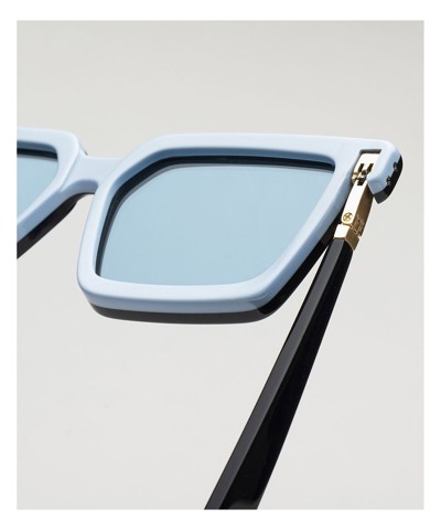Bustout Eyeglasses Twist One - Azzurro Opaco/nero - Azzurro In Crl