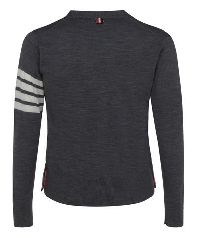 Thom Browne Cardigan In Grey