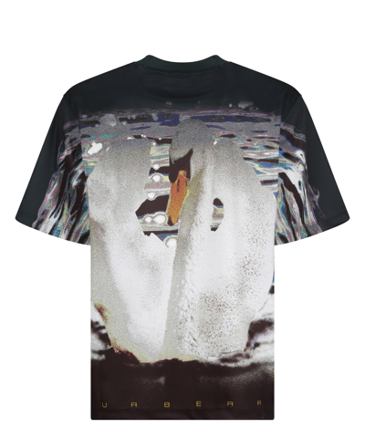 Shop Burberry Swan T-shirt In Multicolor