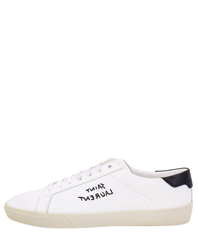 Shop Saint Laurent Court Sl/06 Sneakers In White