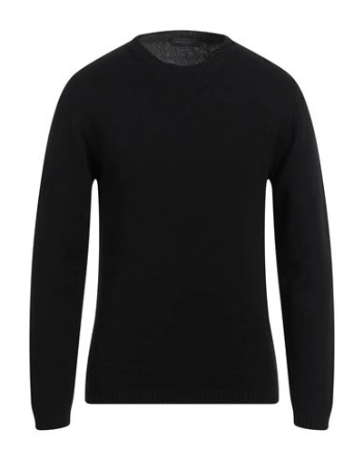 Shop Daniele Fiesoli Man Sweater Black Size M Merino Wool