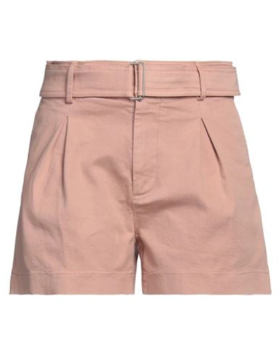 Shop N°21 Woman Shorts & Bermuda Shorts Pastel Pink Size 4 Cotton, Elastane