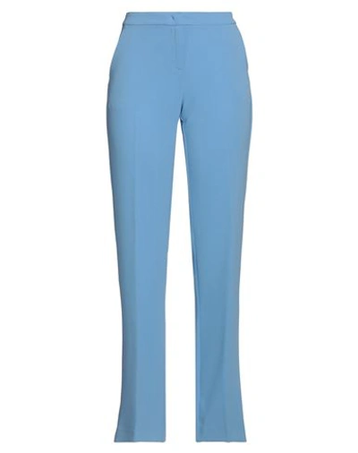 Shop Pennyblack Woman Pants Sky Blue Size 12 Triacetate, Polyester