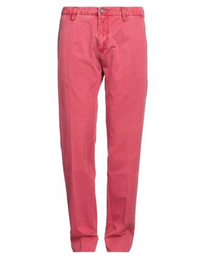 Jacob Cohёn Man Jeans Coral Size 29 Cotton In Red