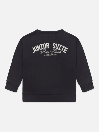 Frame Ritz Kids' Crewneck Sweatshirt In Blue