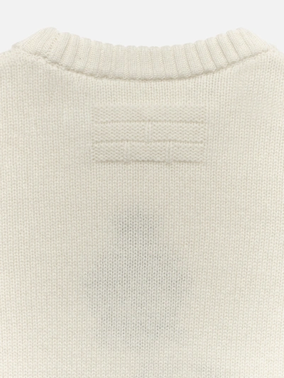 Frame Ritz Kids' Cashmere Sweater In White