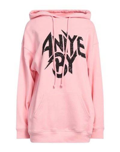 Shop Aniye By Woman Sweatshirt Pink Size 2 Cotton
